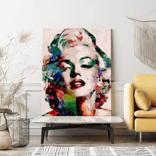 Malen nach Zahlen Foto Marilyn Monroe - Color Edition