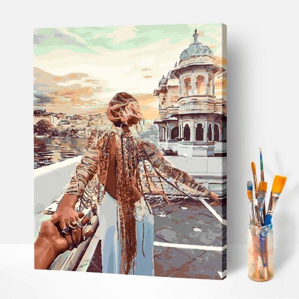 UM UPMALL Malen Nach Zahlen Eigenes Foto - Personalisiertes DIY Gemälde Kit